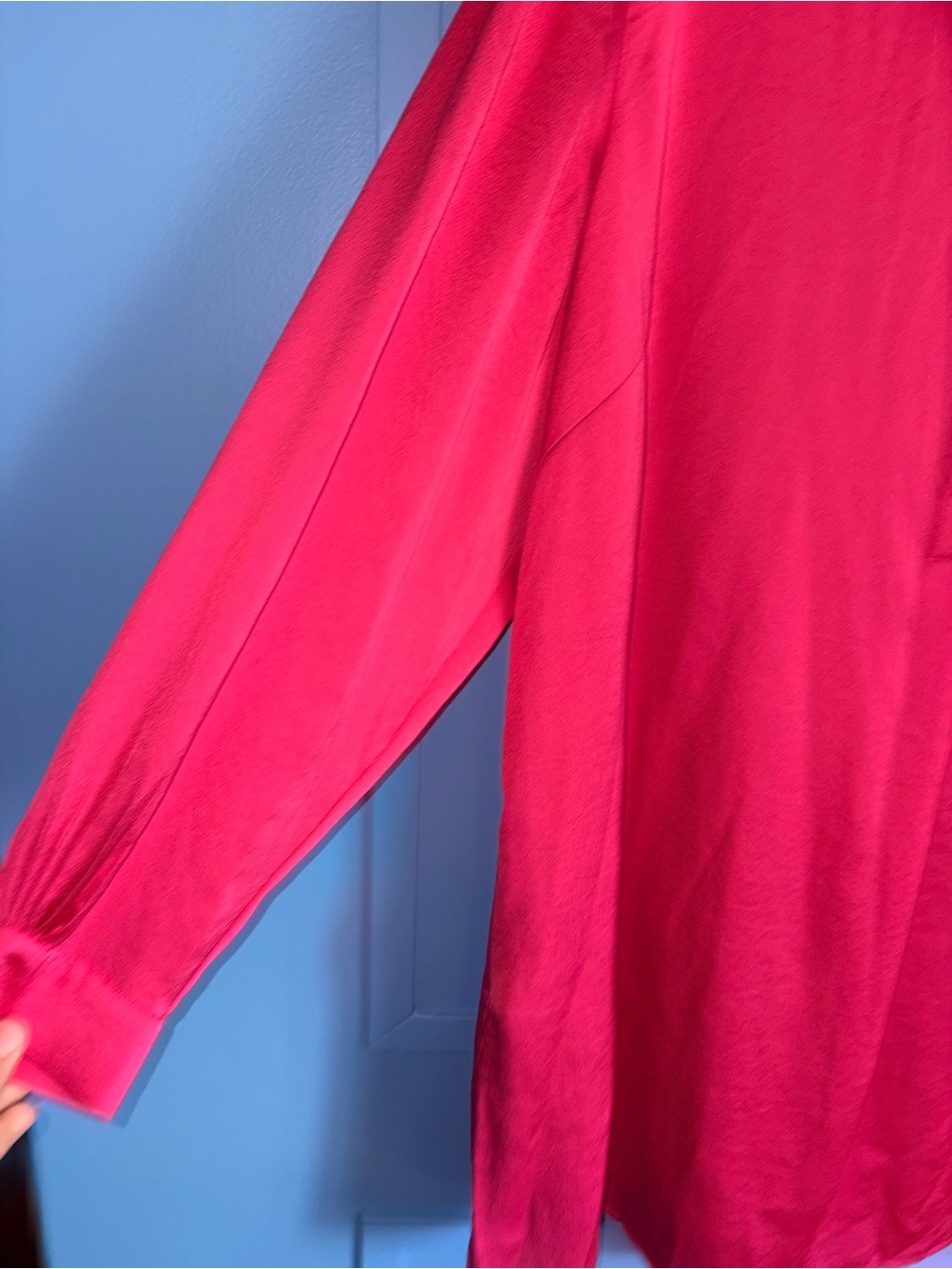 Plus Size Anne Klein Hot Pink Sleeve Tunic Dress - Size 2XL - Picture 4 of 4